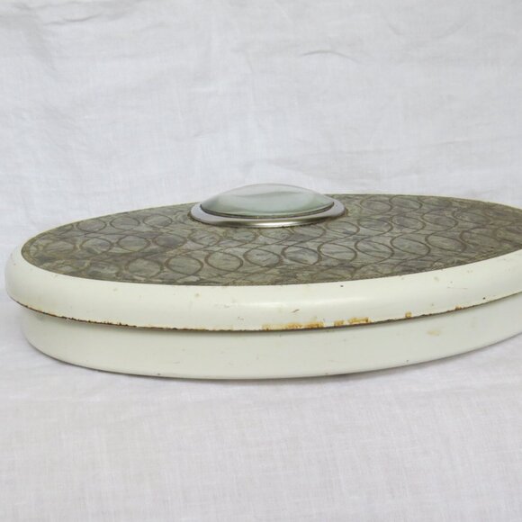 Vintage BORG Bathroom Scale MCM Retro Decor Works 1950's-60's Glass Bubble Dial - Picture 5 of 13